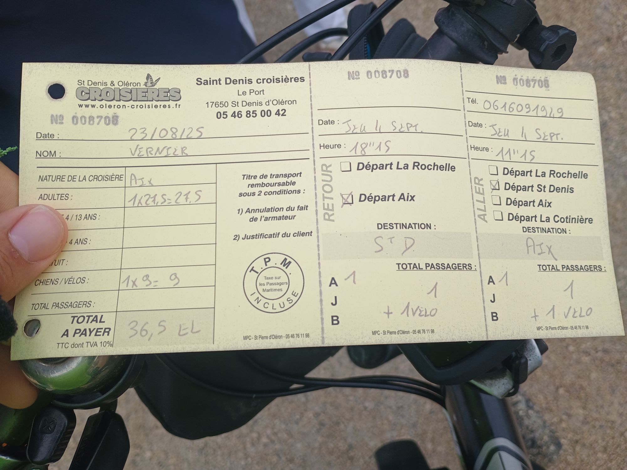 J03 : Chéray vers Saint-Denis-d’Oléron